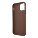 Guess GUHCN61G4GLBR iPhone 11 6,1" / Xr brown hard case 4G Stripe Collection - imagine 4