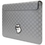 Karl Lagerfeld Sleeve KLCS14SAKHPCG 14" silver Saffiano Monogram Choupette - imagine 2