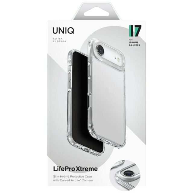 UNIQ Lifepro Xtreme Case for iPhone Air Transparent - imagine 4