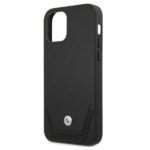 BMW BMHCP12MRSWPK iPhone 12 / 12 Pro 6,1" black hardcase Leather Perforate - imagine 6