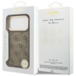 Case Guess 4G PU Classic Logo MagSafe for iPhone 17 Pro brown - imagine 8