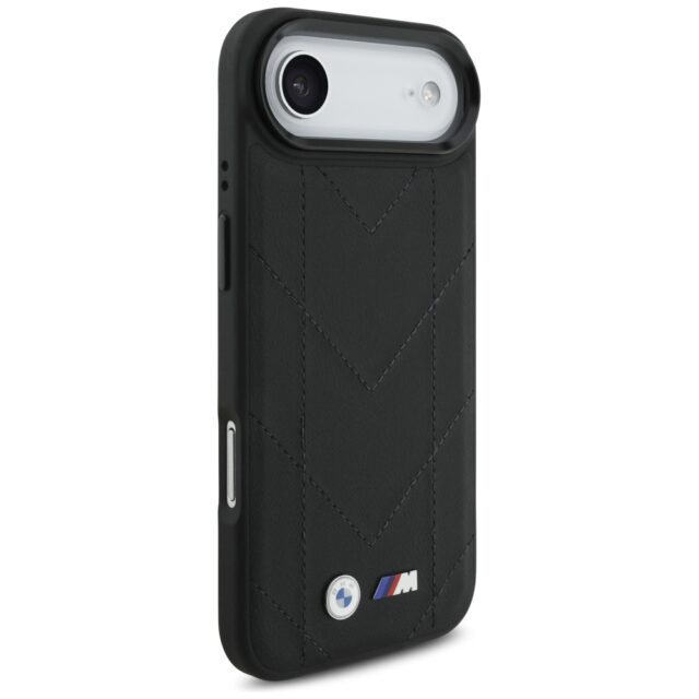 Case BMW M Quilted Logo MagSafe for  iPhone 17 Air black - imagine 4