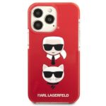 Karl Lagerfeld KLHCP13LTPE2TR iPhone 13 Pro / 13 6,1" hardcase red Karl&Choupette Head - imagine 3