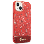 Guess GUHCP14SHGBNHR iPhone 14 / 15 / 13 6.1" red hardcase Bandana Paisley - imagine 4