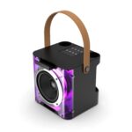 Extralink Lifestyle Box Wireless Karaoke Speaker with Dual Microphone Black - imagine 2