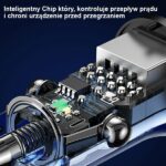 USAMS car charger C31 3A 2xUSB-A Fast Charge black CC162CC01 (US-CC162) - imagine 4