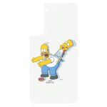 Panel Samsung GP-TOU021HOXYW for Frame Cover for Galaxy S22 Simpsons Homer white