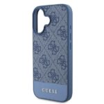 Guess GUHCP16SG4GLBL iPhone 16 6.1" blue hardcase 4G Bottom Stripe - imagine 6