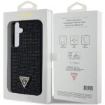 Guess GUHCS24MHDGPPK S24+ S926 black hardcase Rhinestone Triangle - imagine 8