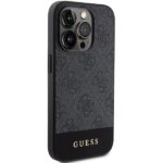 Guess GUHCP15LG4GLGR iPhone 15 Pro 6.1" grey hardcase 4G Stripe Collection - imagine 4