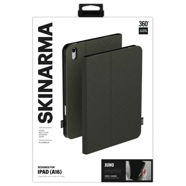 Case Skinarma Juno for iPad A16 2025 olive - imagine 6
