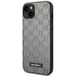 Karl Lagerfeld KLHCP14MSAKLHPG iPhone 14 Plus / 15 Plus 6,7" hardcase grey Saffiano Mono Metal - imagine 2
