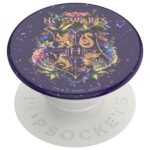 Popsockets 2 Glitter Hogwarts Floral 112077 grip and stand for phone - licensed