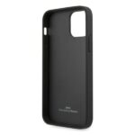 BMW BMHCP12MRCDPK iPhone 12 / 12 Pro 6,1" black hardcase Leather Deboss - imagine 7