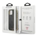 Guess GUHCP12MGF4GGR iPhone 12/12 Pro 6,1" grey hardcase 4G Charms Collection - imagine 9