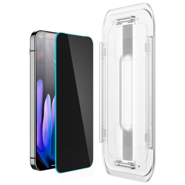 Spigen Glas.TR EZ FIT Privacy Glass for Google Pixel 9 Pro XL 2pcs - imagine 3