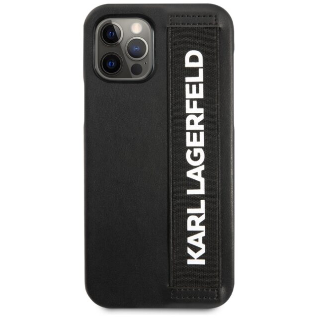 Karl Lagerfeld KLHCP12LSTKLBK iPhone 12 Pro Max 6,7" black hardcase - imagine 3