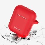 USAMS Protective Case for AirPods silicone red BH423AP04 (US-BH423) - imagine 3