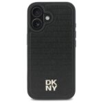 DKNY DKHMP16SPSHRPSK iPhone 16 6.1" hardcase black Repeat Pattern Stack Logo MagSafe - imagine 3