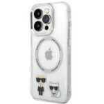 Karl Lagerfeld KLHMP14LHKCT iPhone 14 Pro 6,1" hardcase transparent Karl & Choupette Al - imagine 2