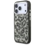 Karl Lagerfeld IML Leopard Pattern MagSafe Case for iPhone 17 Pro Brown - imagine 2