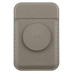 UNIQ Flixa Magnetic Card Wallet with Stand Gray/Flint Gray MagSafe