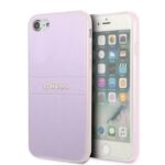 Guess GUHCI8PSASBPU iPhone 7/8 / SE 2020/ SE 2022 hardcase purple Saffiano Hot Stamp & Met
