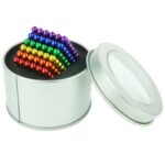 Extralink Neocube Magnetic Balls, 216 Pieces 5mm Rainbow - imagine 2