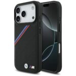 BMW M Tricolor Metal Logo MagSafe Case for iPhone 17 Pro Black