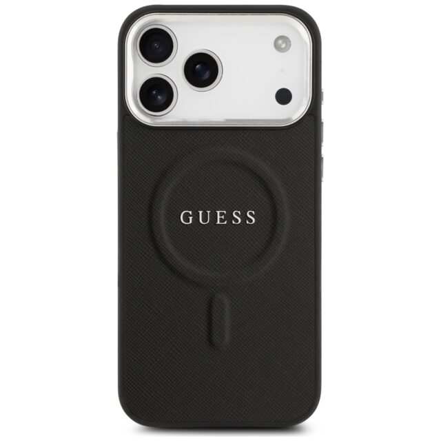 Guess Classic Logo MagSafe Case for iPhone 17 Pro Max Black - imagine 3