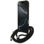 Case Guess 4G Big Logo Cord Stap         Crossbody for iPhone 17 Pro Max black - imagine 4