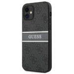 Guess GUHCP12S4GDGR iPhone 12 mini 5,4" grey hardcase 4G Stripe - imagine 2
