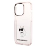 Karl Lagerfeld KLHCP14XHNCHTCP iPhone 14 Pro Max 6,7" pink hardcase Ikonik Choupette - imagine 6