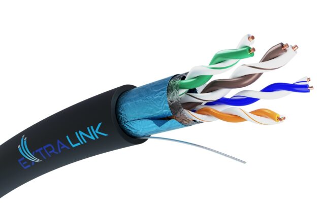 Extralink CAT5E FTP (F/UTP) Outdoor with gel | Twisted pair | 100M - imagine 2