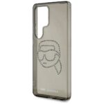 Case Karl Lagerfeld Rhinestones Karl Head Logo Samsung Galaxy S25 Ultra black - imagine 6