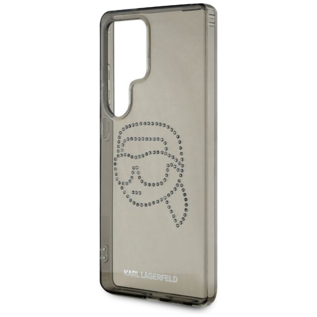 Case Karl Lagerfeld Rhinestones Karl Head Logo Samsung Galaxy S25 Ultra black - imagine 6