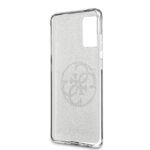 Guess GUHCS67PCUGLLG S20+ G985 light grey hard case Glitter 4G Circle Logo - imagine 4
