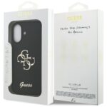 Guess Silicone Big 4G Script case for iPhone 17 black - imagine 8