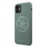 Guess GUHCN61LS4GKA iPhone 11 6,1" / Xr khaki hard case Silicone 4G Tone On Tone - imagine 2
