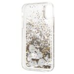Karl Lagerfeld KLHCI61ROGO iPhone Xr black & gold hard case Glitter - imagine 4