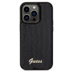 Guess GUHCP14LPSFDGSK iPhone 14 Pro 6.1 black hardcase Sequin Script Metal - imagine 3