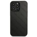 Karl Lagerfeld KLHCP13XPTLK iPhone 13 Pro Max 6,7" hardcase black Perforated Allover - imagine 3