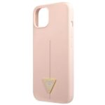 Guess GUHCP13MSLTGP iPhone 13 / 14 / 15 6,1" pink hardcase Silicone Triangle - imagine 6