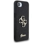 Case Guess Fixed Glitter Big 4G for iPhone 16e black - imagine 4