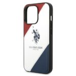 US Polo USHCP14LPSO3 iPhone 14 Pro 6,1" white Tricolor Embossed - imagine 6