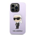 Karl Lagerfeld KLHCP14XSNIKBCU iPhone 14 Pro Max 6,7" hardcase purple Silicone Ikonik - imagine 3