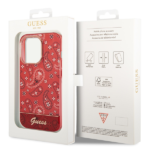 Guess GUHCP14XHGBNHR iPhone 14 Pro Max 6,7" red hardcase Bandana Paisley - imagine 8