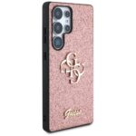 Case Guess Fixed Glitter Big 4G Metal Logo for Samsung Galaxy S25 Ultra pink - imagine 4