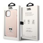 Karl Lagerfeld KLHCP14MSLCTPI iPhone 14 Plus / 15 Plus 6,7" hardcase light pink Silicone - imagine 8