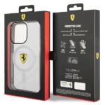 Ferrari FEHMP14XURKT iPhone 14 Pro Max 6.7" transparent hardcase Outline Magsafe - imagine 8